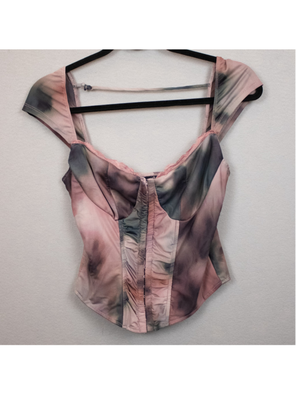 Windsor purple tie dye corset-L